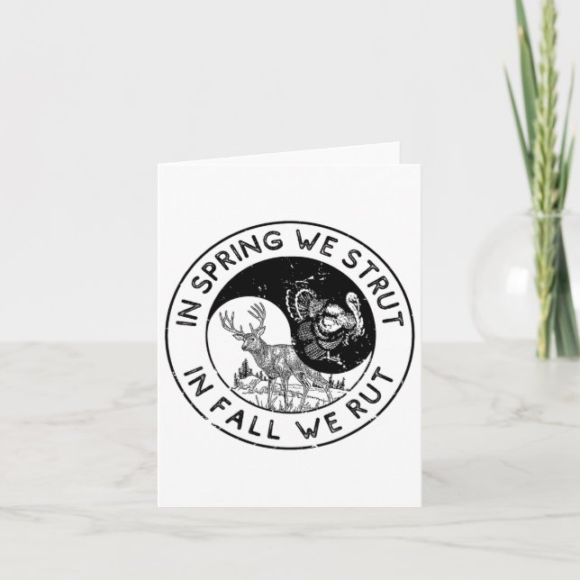 Tarjeta En primavera nos pavoneamos en otoño nos celamos E (Anverso)