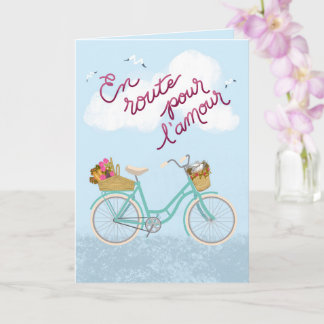 Tarjeta En Ruta Hacia El Amor - De Camino Al Amor Francés