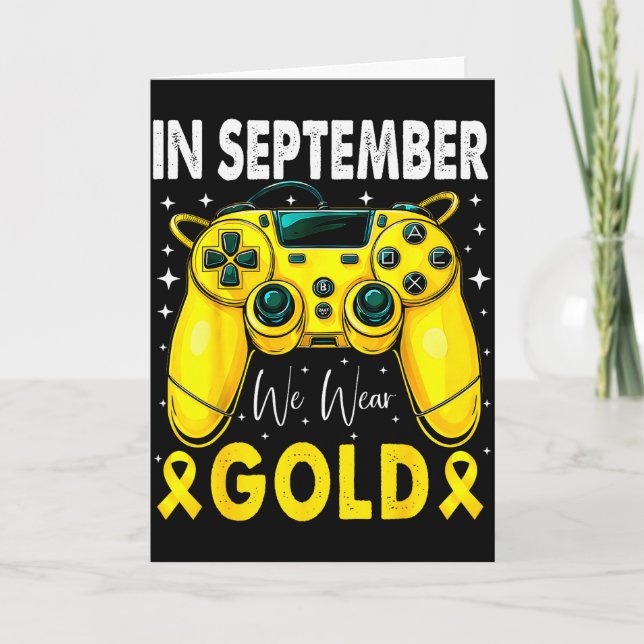 Tarjeta En Septiembre Usamos Chicos Jugadores De Oro Infan (Anverso)
