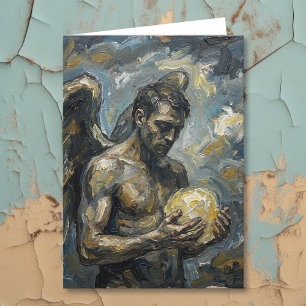 Tarjeta En Sincronía   Poema de Duelo y Pérdida   Ángel