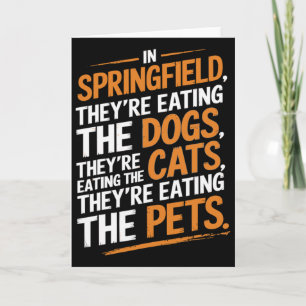 Tarjeta En Springfield se están comiendo las mascotas - Tr