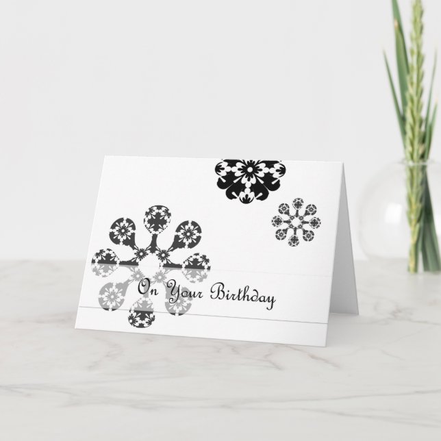Tarjeta En su cumpleaños (Anverso)