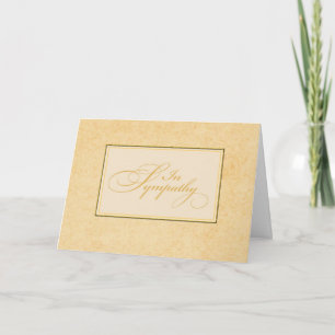 Tarjeta En Sympathy Business Script