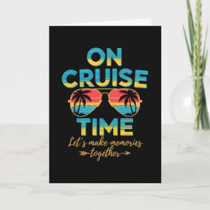 Tarjeta En tiempo de crucero, creamos recuerdos juntos 