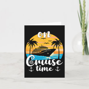 Tarjeta En tiempo de crucero Playa vacaciones de verano Fa