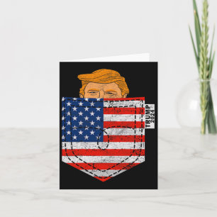 Tarjeta En Tu Bolsillo Elección De Estados Unidos Trump Pa