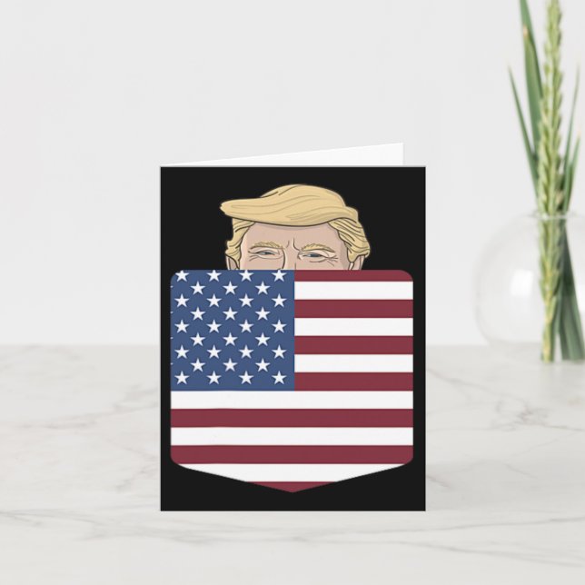 Tarjeta En Tu Bolsillo Elección De Estados Unidos Trump Pa (Anverso)