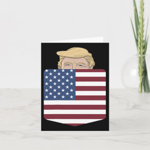 Tarjeta En Tu Bolsillo Elección De Estados Unidos Trump Pa