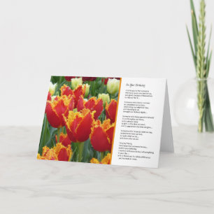 Tarjeta En tu cumpleaños, no es fácil encontrar...