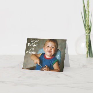 Tarjeta En Tu Cumpleaños Sólo Recuerda. ...