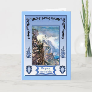 Tarjeta En tu día especial, cabra de la montaña