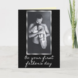 Tarjeta En tu primera foto del día del padre