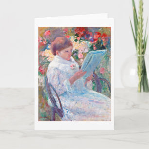 Tarjeta En un balcón, Mary Cassatt