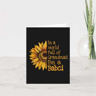 Tarjeta En Un Mundo De Abuelitas Sea Un Bebci Polonia