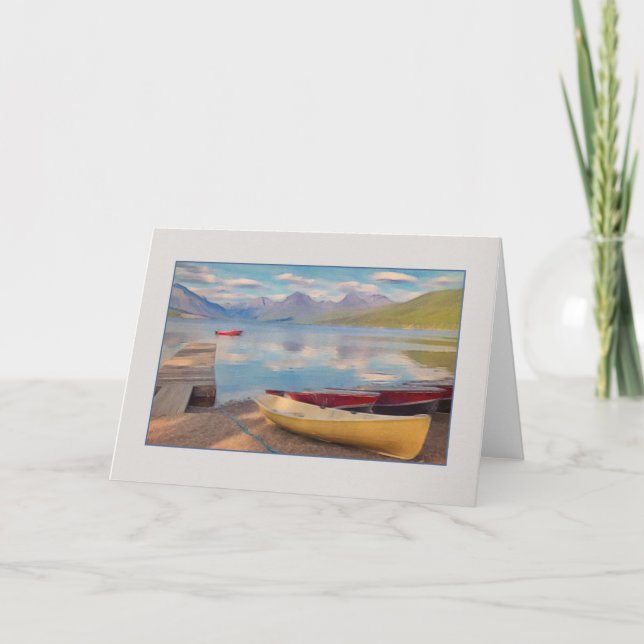 Tarjeta En vacaciones (Anverso)