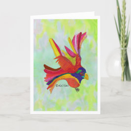 Tarjeta En vuelo Diseño creativo de LeeMarie