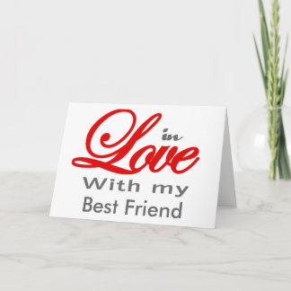Tarjeta Enamorado de mi mejor amigo