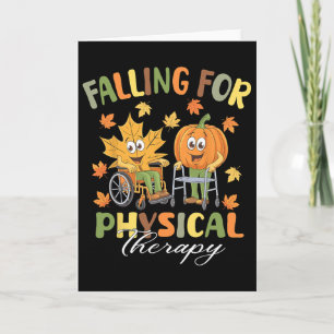Tarjeta Enamorándose de la Terapia Física Pt Cute Fall Tha