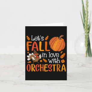 Tarjeta Enamorémonos Del Día De Acción De Gracias Del Prof