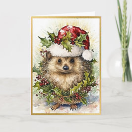 Tarjeta Encantador Amigo Forestal Hedgehog