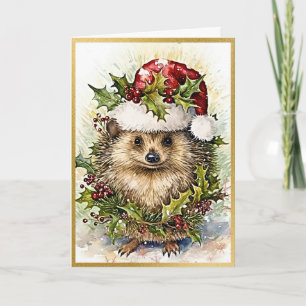 Tarjeta Encantador Amigo Forestal Hedgehog