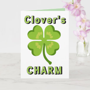 Tarjeta Encanto del Trébol del Día de San Patricio