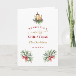 Tarjeta Encanto Que Te Deseamos Una Feliz Guerra De Navida