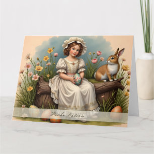 Tarjeta Encanto vintage de Pascua