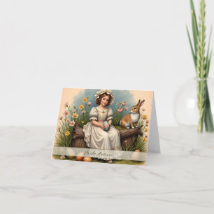 Tarjeta Encanto vintage de Pascua