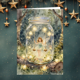 Tarjeta Enchanted Fairy Themed Girl's Birthday