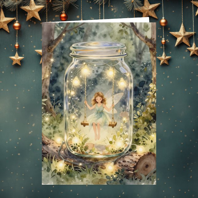 Tarjeta Enchanted Fairy Themed Girl's Birthday (Subido por el creador)