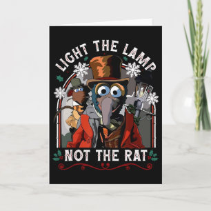 Tarjeta Enciende La Lámpara, No Los Navidades De Ratas
