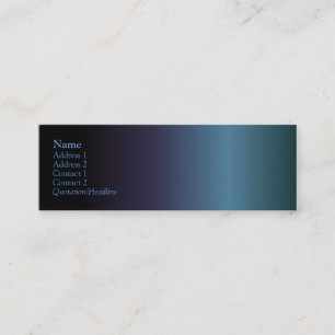 Tarjeta encintada del perfil