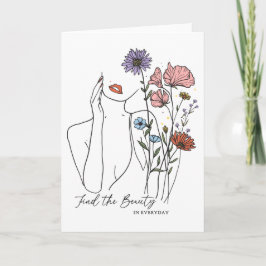 Tarjeta Encontrar La Belleza En La Cita Inspiradora De Tod