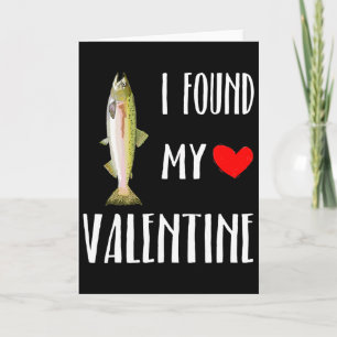 Tarjeta Encontré a mi amante del salmón rosa del día de Sa
