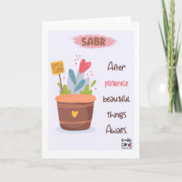 Tarjeta Encouragement - Islamic Colorful