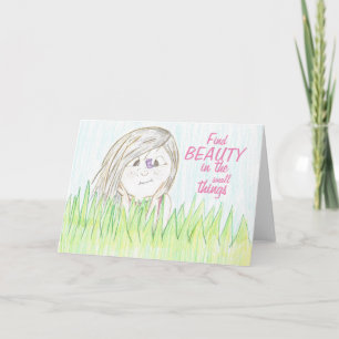 Tarjeta Encuentra Belleza En Las Cosas Pequeñas