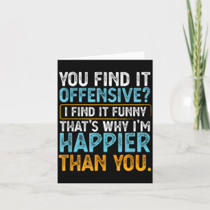 Tarjeta Encuentra Ofensivo Encuentra Divertido - Humor Sar