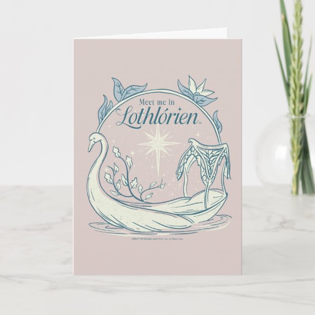 Tarjeta Encuentrame en LOTHLORIEN™ - Barco Cisne (Anverso)