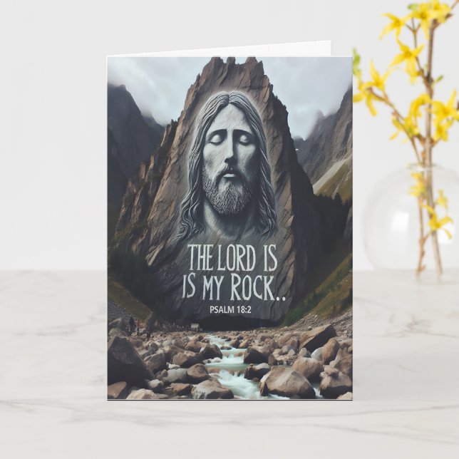 Tarjeta Encuentro Divino: Jesús en la montaña (flor amarilla)