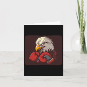 Tarjeta Energiza Tu Mirada Con Este Águila En El Guante De