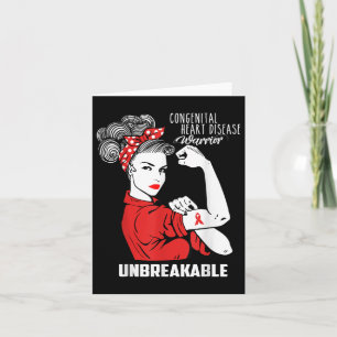 Tarjeta Enfermedad cardíaca congénita Camisa inquebrantabl