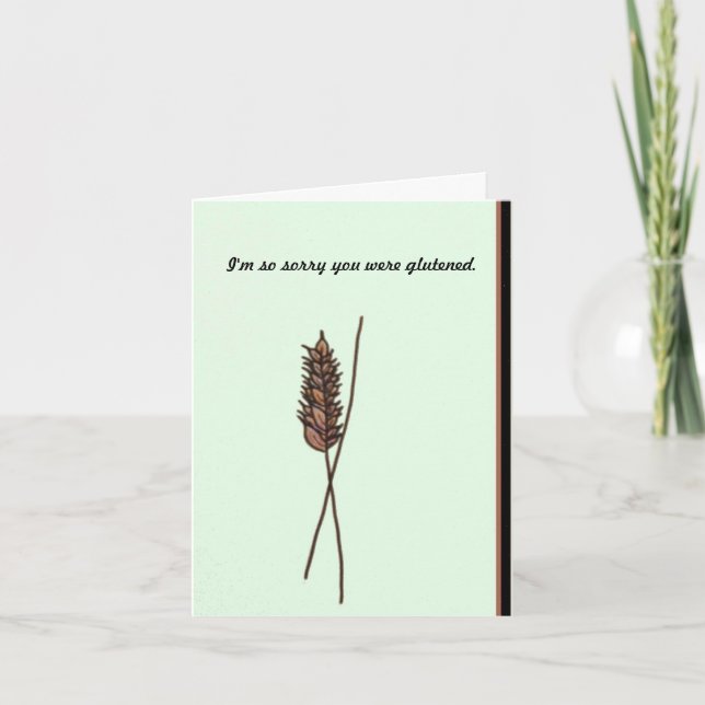 Tarjeta Enfermedad celiaca (Anverso)