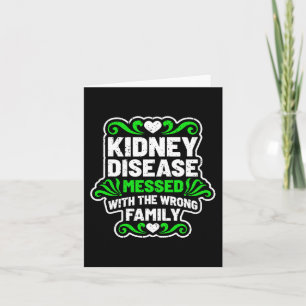 Tarjeta Enfermedad Complicada Con Familia Equivocada Para