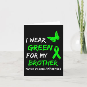 Tarjeta Enfermedad Que Uso Verde Para Mi Cinta Hermana