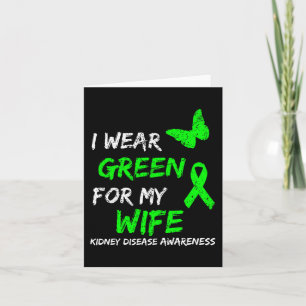 Tarjeta Enfermedad Que Uso Verde Para Mi Esposa