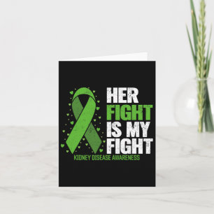 Tarjeta Enfermedad renal Su lucha contra mi enfermedad ren