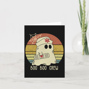 Tarjeta Enfermera De Boo Boo Enfermera De Halloween Para M