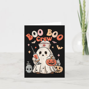 Tarjeta Enfermera de Boo Boo Enfermera medicina disfraz de