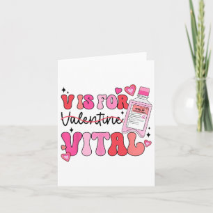 Tarjeta Enfermera de Cuidados Intensivos San Valentín Groo